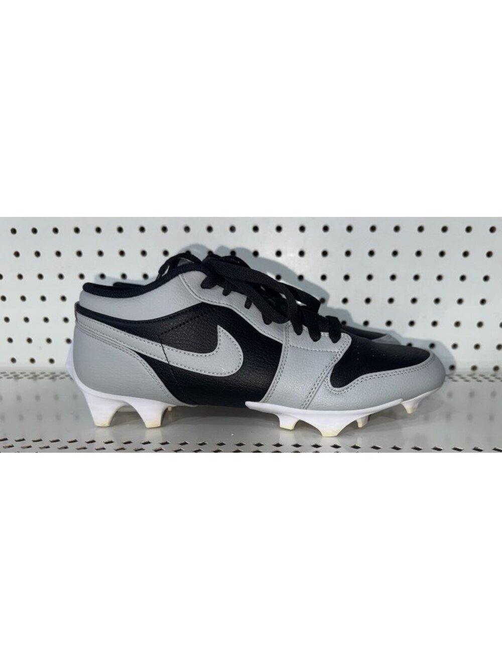 Air Jordan 1 Low TD Shadow 2.0 Mens Football Cleats Size 9 Black Gray FJ6245-002